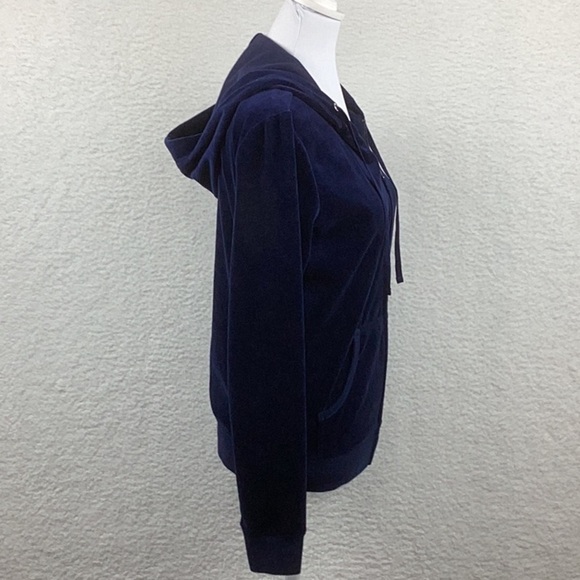 NY&C Women’s Size Small Velvety Hooded Zip Up. - Picture 10 of 10